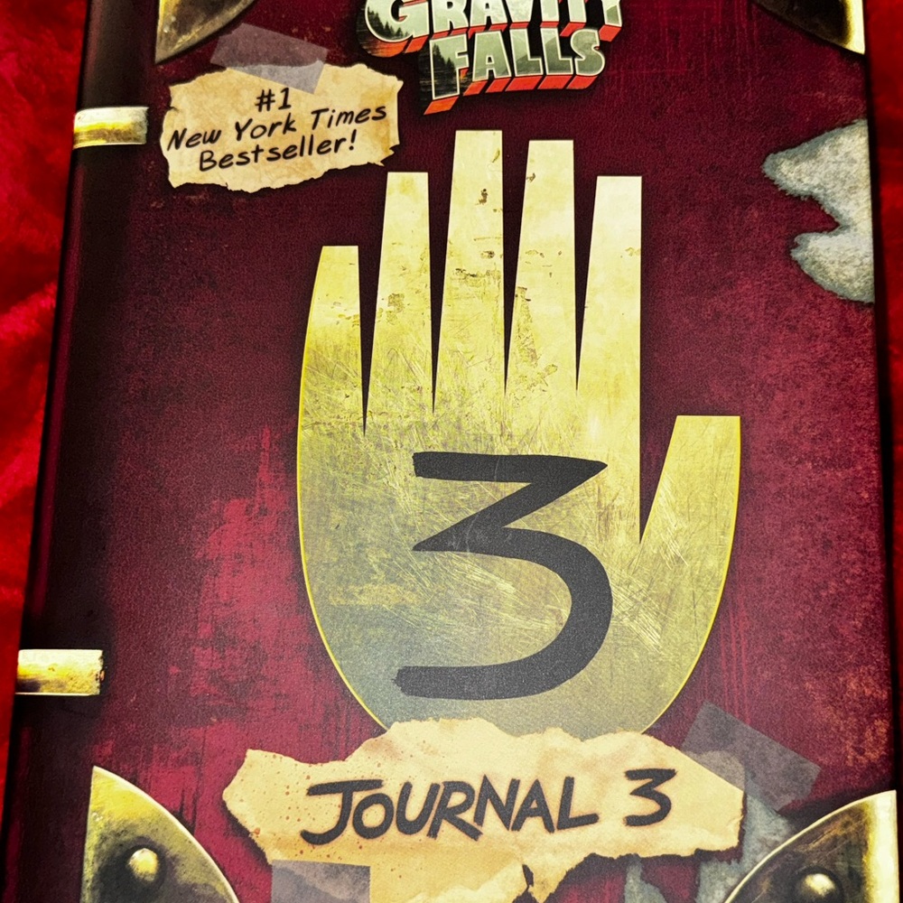 Disney Gravity Falls Journal 3 Alex Hirsch NEW Hardcover Book Animated TV